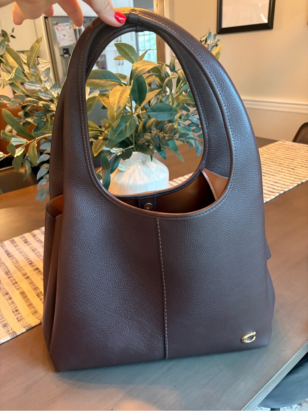 Coach Lana Large in Maple